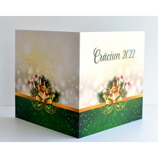 Mini album foto personalizat cu tematica de Craciun